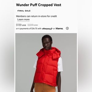 Lululemon Vest